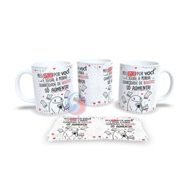 Imagem de Caneca Cerâmica Personalizada Dia dos Namorados / Casal - Modelo 785091