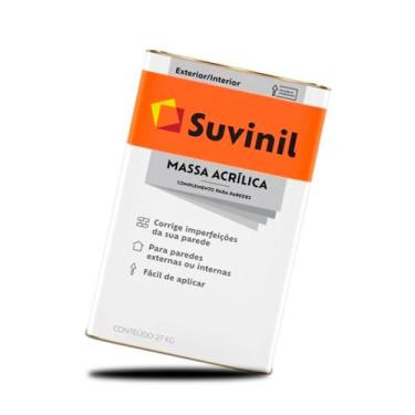 Imagem de Massa acrílica uso interno e externo para paredes suvinil 25kg - 00007