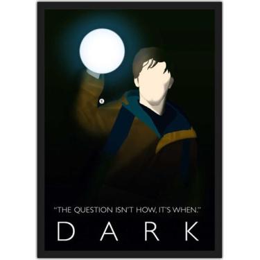 Imagem de Quadro Decorativo Dark Séries Cinema Salas Quartos Decorações Com Mold