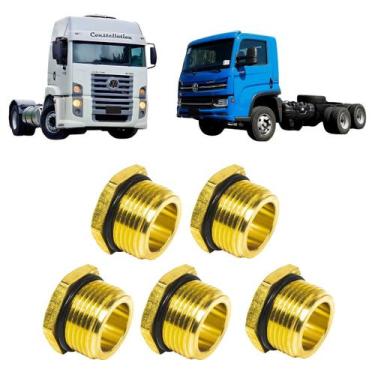 Imagem de Kit 5 Conexão Engate Rápido Pneumático Ng 12/ 22 Mm Vw 5.140/ 7.120/ON