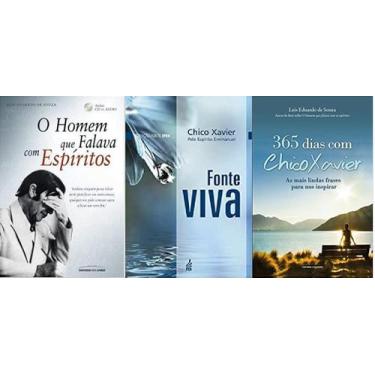 Imagem de Kit 3 Livros Chico Xavier O Homem Que Falava Com Espíritos + 365 Dias 