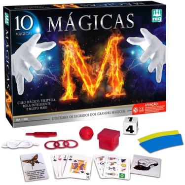 Imagem de Jogo Infantil Caixa De Mágicas 10 Truques - Nig Brinquedos