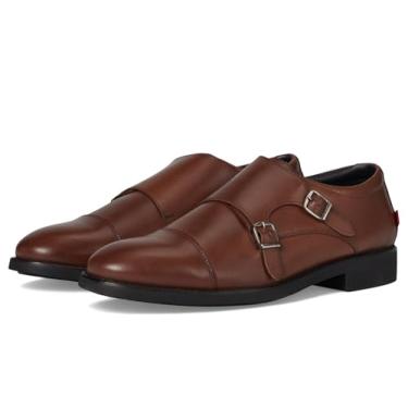 Imagem de Marc Joseph New York Mocassim masculino Fulton Street Monk-Strap, Havana Napa, 41