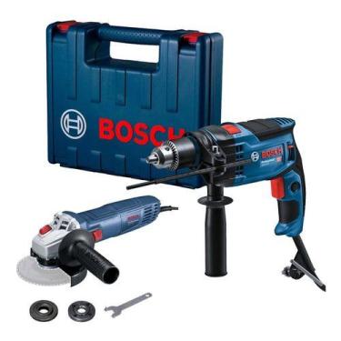 Imagem de Combo Furadeira Bosch Gsb 16 Re E Esmerilhadeira Gws700 220v, 220V