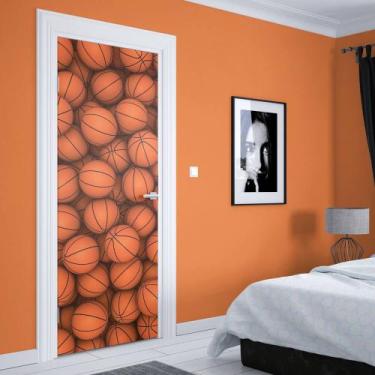 Imagem de Adesivo de Porta Bolas Basquete - Império da Impressão, G - 90cm x 210