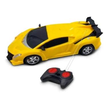 Imagem de Brinquedo para Crianças Carrinho de Controle Remoto 1:18 Com Luz de Fa