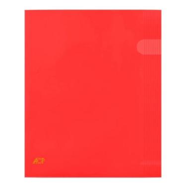 Imagem de Kit Pasta em L Ofício Acp Protetor Documentos 100 Unidades, Vermelho