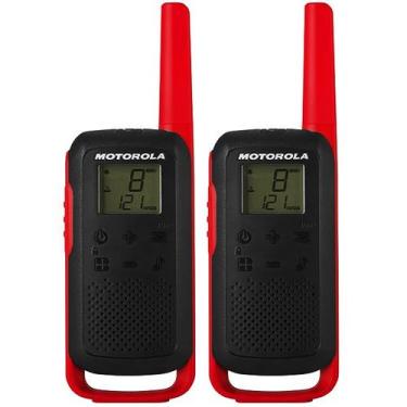 Imagem de Walkie Talkie Ie Motorola Talkabout T210 22 Canais/32 KM Bivolt - Pret