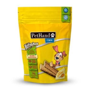 Imagem de Bifinhos Para Cães Sabor Frango Pethand 1Kg