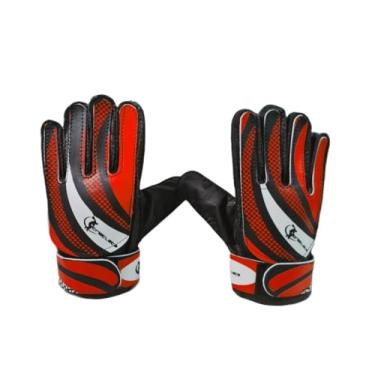 Imagem de Luva de Goleiro Futebol Infantil Triatleta Esportes (Vermelho, Grande)