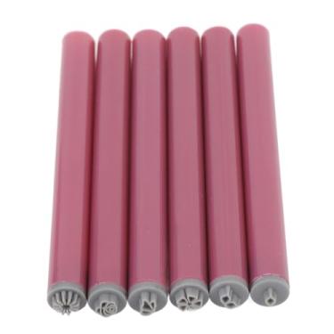 Imagem de Caneta de Carimbo de Flor para Arte Em Unhas, 6 Peças, Ponta Fina Portátil, Conjunto de Canetas para Arte Em Unhas, Ferramentas Pontilhadoras Com Diferentes Padrões para Meninas