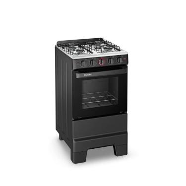 Imagem de Fogão 4 Bocas com Mesa Inox e Acendimento Automático Ideal Super 4121 Esmaltec