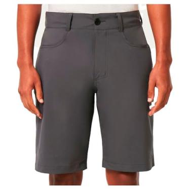 Imagem de Oakley Shorts unissex adulto básico híbrido 21 2.0, cinza uniforme, 31 EUA