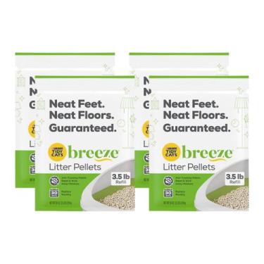 Imagem de Ração para Gatos Purina Tidy Cats Breeze Pellets - 1,6kg (Pacote com 4