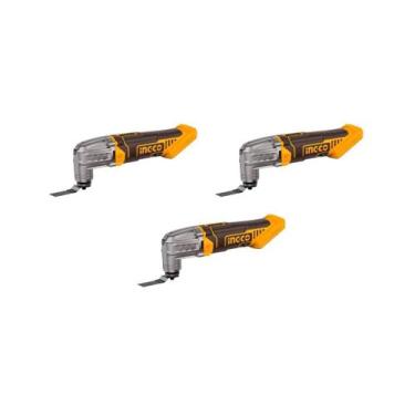 Imagem de Kit 3 unidades - ingco multiferramenta oscilante a bateria 20v linha p