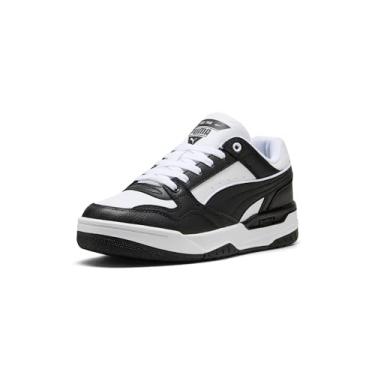 Imagem de PUMA Tênis masculino Rebound Retro, Branco/preto, 38
