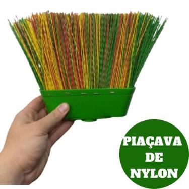Imagem de Vassoura Piaçava Multiuso Nylon Resistente S/ CABO