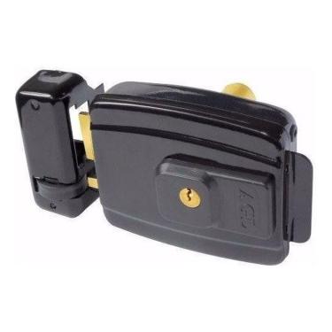 Imagem de Fechadura al 100 r 12 v preta 42 mm reversivel agl 1/3/5