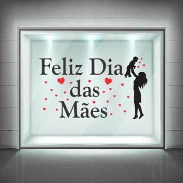 Imagem de Adesivo em recorte para vitrine dia das mães 58x100cm - DEKAL DECOR