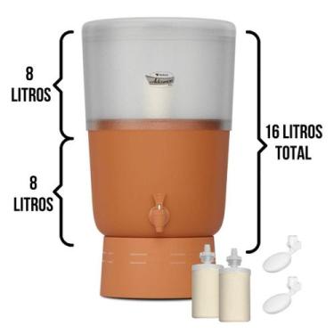 Imagem de Filtro De Barro Purificador Stefani Advance 8 Litros - Ceramica Stefan