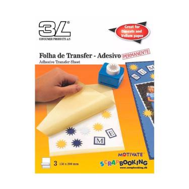 Imagem de Folha de Transfer Adesivo Blister com 03 Folhas
