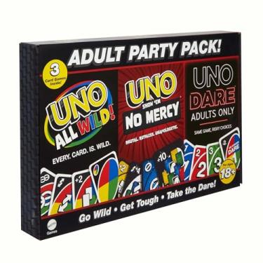 Imagem de UNO All Wild, Show ‘em No Mercy, Dare Adults Only 3 Card Game Bundle