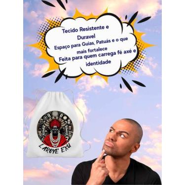 Imagem de Mochila Porta Guia Exú - Deu Meia Noite - Umbanda e Candomblé - Lojas 