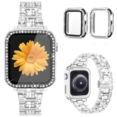 Imagem de Watch Band Mesime compatível para Apple com protetor de tela