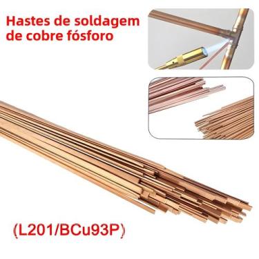 Imagem de Haste De Solda De Eletrodo De Cobre De Bronze 1.0/2.0mm Fio De Solda D