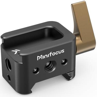 Imagem de MINIFOCUS Adaptador De Braçadeira Nato Para Sapata Fria, Trava Trilho Liberação Rápida Em Liga Alumínio Com Furo Localização 1/4" Roscado Dji Rs 3, Lanterna, Microfone, Câmera, Gaiola, Braço Mágico