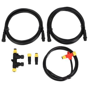 Imagem de Jiawu Kit Inicial NMEA 2000 para Processar rede NEMA 2K para Lowrance Simrad, Kit Inicial de Dispositivo Duplo, Cabos de Backbone NMEA 2000, Cabos de Queda, Tês e Terminadores
