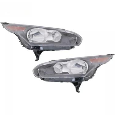 Imagem de Lâmpada de neblina esquerda direita LED luz diurna frontal LED conjunto de farol lâmpada ampla compatível com Transit CONNECT 2014-2017 DT1Z13008P (esquerda)