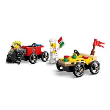 Imagem de Lego Pack Carros De Corrida VS Caminhão Dos Bombeiros 70 Peç