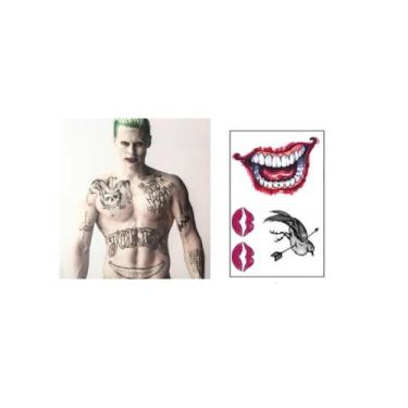 Imagem de Tatuagem Temporária Modelos Coringa Cosplay - 3Istore