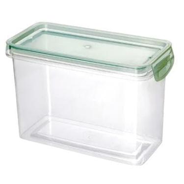 Imagem de Pote Hermético Empilhável para Alimentos, Tampa com Travas Laterais, 3 Tamanhos: 890ml, 1,9L e 3L, Próprio para Freezer e Microondas (1,9l)