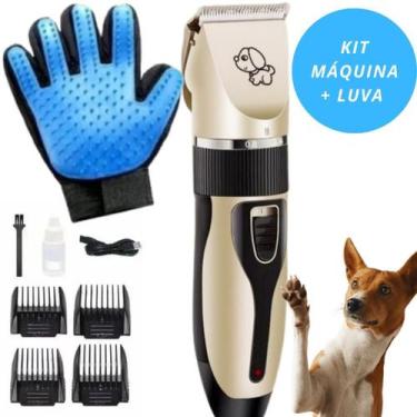 Imagem de Kit Tosa Pet + Luvas Tira Pêlos Ótimo Custo-Benefício - Lippin