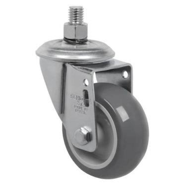 Imagem de Rodízio Giratório Com Espiga 3 Pol. 75Mm Suporta Até 60Kg