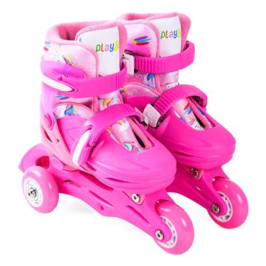 Imagem de Patins Unicórnio 28 à 31 Play&Fun Rosa