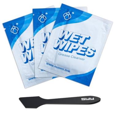 Imagem de SYY Kits de remoção de pasta térmica para CPU, GPU, dissipador de calor etc. Removedor térmico de pasta de computador, incluindo 20 lenços de limpeza