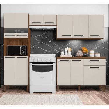 Imagem de Cozinha Firenze C/ Balcao Nogueira