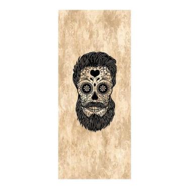 Imagem de Adesivo Decorativo de Porta - Caveira Mexicana - 2537cnpt - Allodi