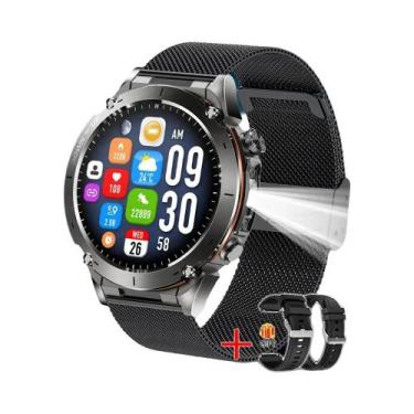 Imagem de Relógio Inteligente Militar Masculino À Prova d'Água 10ATM Com GPS, Bú