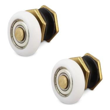 Imagem de 2X Roldana De Box Blindex Janela Porta De Vidro Temperado