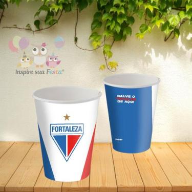 Imagem de Copo de Papel Festa Fortaleza Futebol 200 ml 8 Unidades Festcolor - In