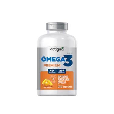 Imagem de Katiguá, Ômega 3, MEG-3, 540 EPA, 360 DHA, 1000MG, Fish Oil, 240 Cápsulas Soft Gel • 80 doses,