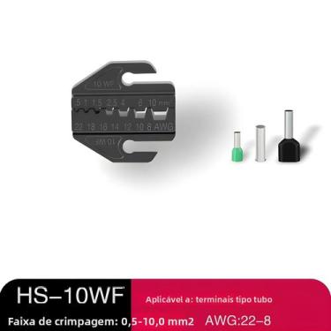 Imagem de Alicate De Crimpagem De 9 Polegadas Com Bicos Para Terminais De Crimpa