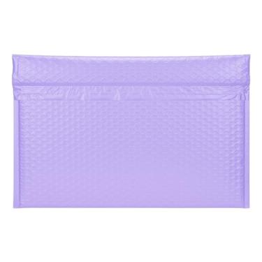 Imagem de DGSLTENV Envelopes plásticos com bolhas de carregamento lateral 40,6 x 28 cm, envelopes de correspondência acolchoados autoselados, pacote com 27