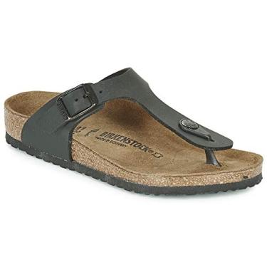 Imagem de Sand lias Birkenstock Madrid, Black Birko-flor, 6-6.5 Narrow
