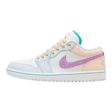 Imagem de Nike Tênis feminino Air Jordan 1 Low, Branco/Rush fúcsia - branco, 36