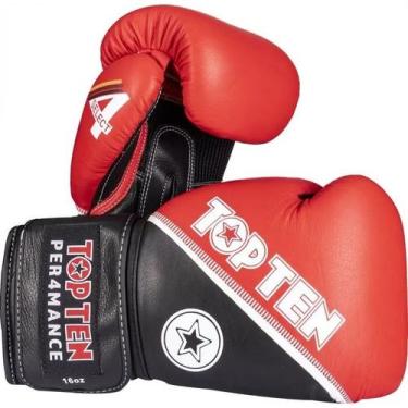 Imagem de Luva de Boxe e Muay Thai 100% couro PREMIUM 4SELECT PERFORMANCE - Top 
